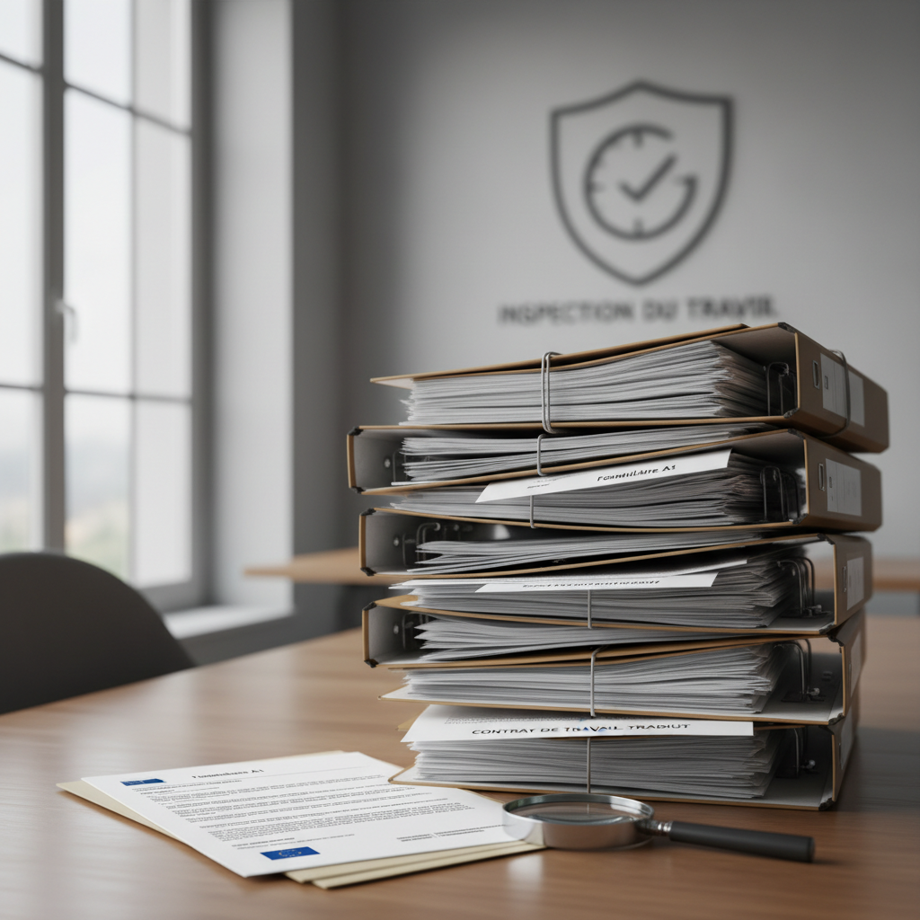Dossiers administratifs et formulaires A1 pour le détachement de travailleurs.